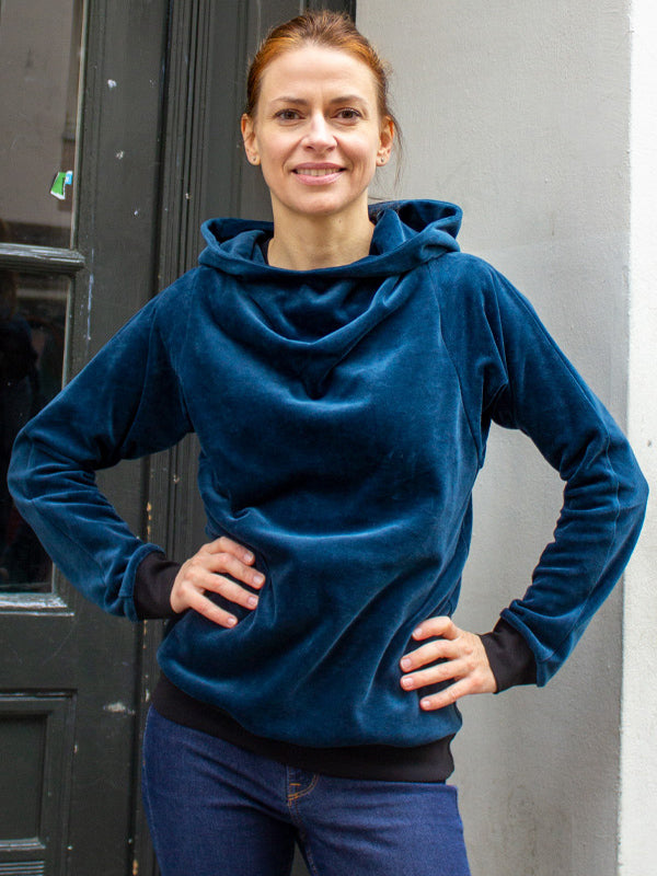 HOODIE Nicki Blau - Kolla.Berlin